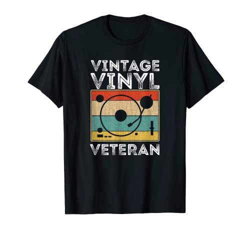 Disco LP, veterano de vinilo vintage retro | Vinilo vintage Camiseta