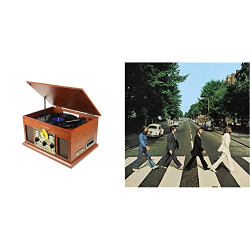 Sunstech Pxrc5Cdwd - Giradiscos (Bluetooth, CD, Cassette, Encoding, USB, SD, Mmc, Am, FM) Color Madera + Abbey Road - 50 Aniversario [Vinilo]