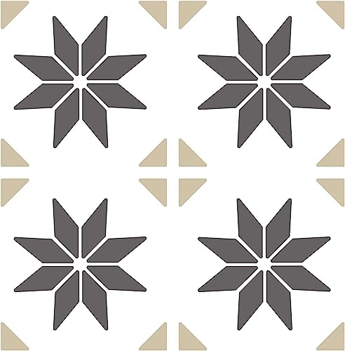 d-c-fix suelo vinilo autoadhesivo Estrellas vívidas - 11 losetas - impermeable, duradero, decorativo vinilico - baldosas azulejos adhesivos PVC - para cocina, baño y salón - 30,5 x 30,5 cm