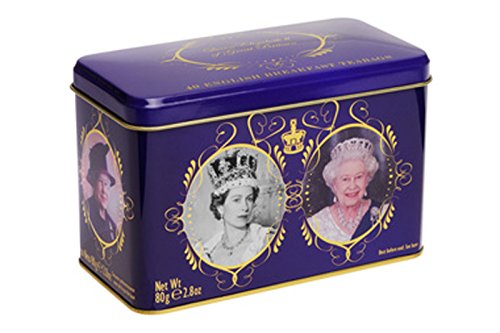 Inglés Tea Breakfast Tee in Queen Elizabeth II de Gran Bretaña.