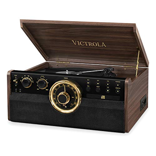 Victrola Empire, 6-In-1 Tocadiscos Bluetooth, Color Café & Abbey Road - 50 Aniversario [Vinilo]