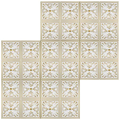 Placas de techo de poliestireno Hexim - gran selección 50x50cm Revestimiento de paredes y techos de XPS Placas de colores de 2 m2 decoración de ajuste de forma NR.05.S-Z